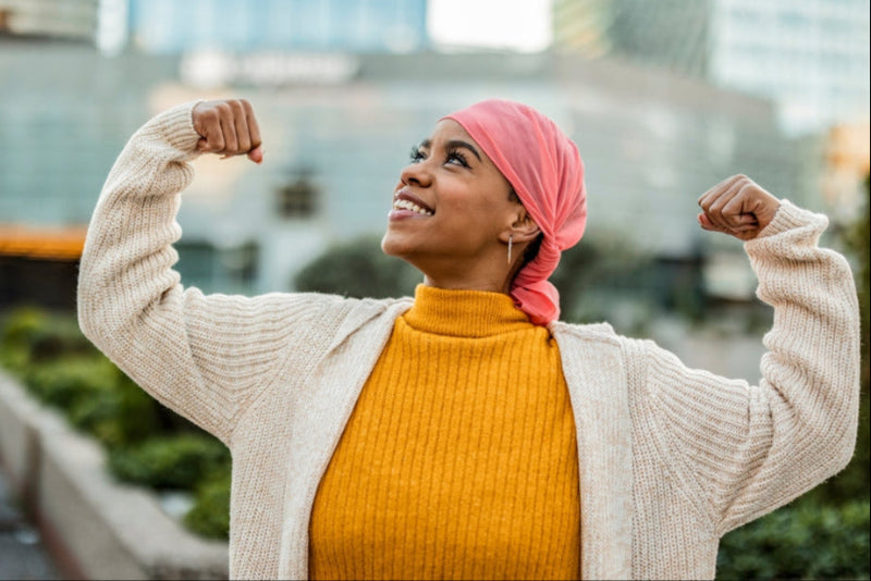 happy 40 year old ovarian cancer survivor
