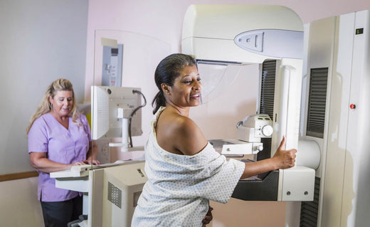 Breast ultrasound vs mammogram.